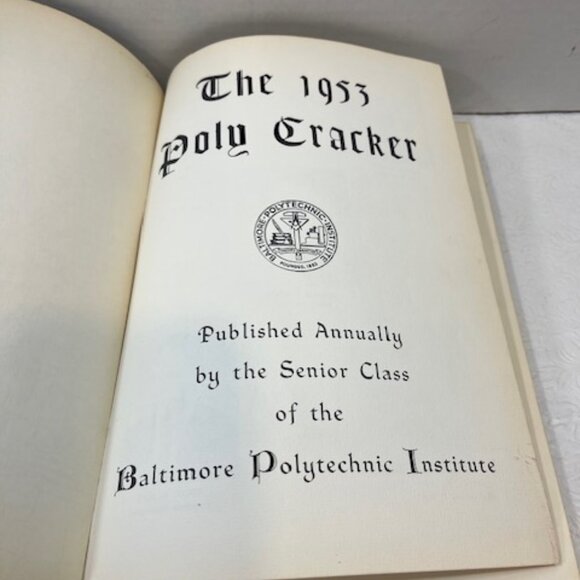 VTG BPI Baltimore Polytechnic Institute 1953 Class of Engineers Yearbook - Picture 6 of 12